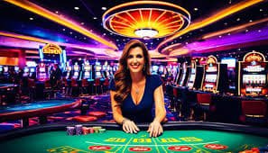 Live dealer at jntoto blackjack table with real cards and player interface
